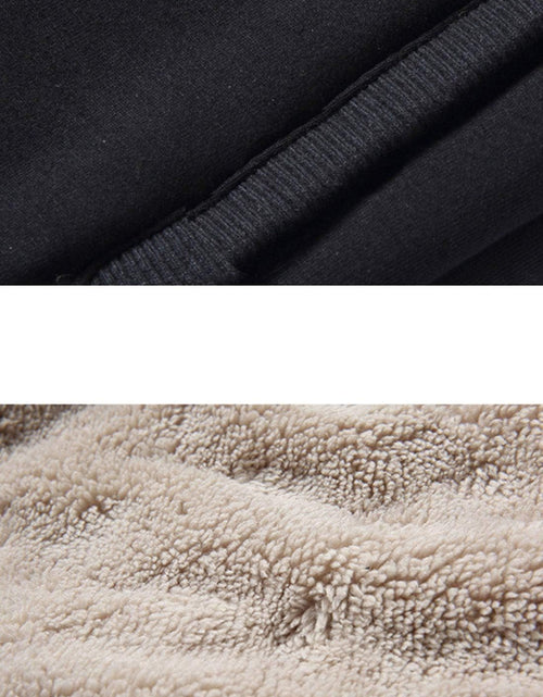 Load image into Gallery viewer, Mens Winter Warm Sherpa Lined Active Thermal Jogger Fleece Sweatpants Pant
