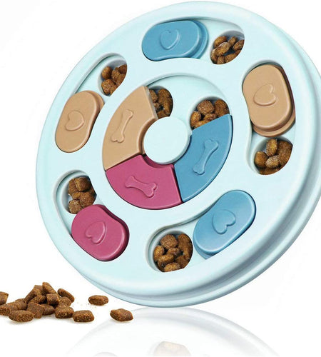 Dog Puzzle Toys, Interactive Dogs Game, Pets Enrichment Toys for Puppy Mentally Stimulating Feeding Dispenser Dog Treat Puzzle Feeder for Small,Medium and & Large Dogs Brain Training